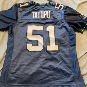 Women’s Small Lofa Tatupu #51 Seattle Seahawks Fully Stitched Reebok Jersey.